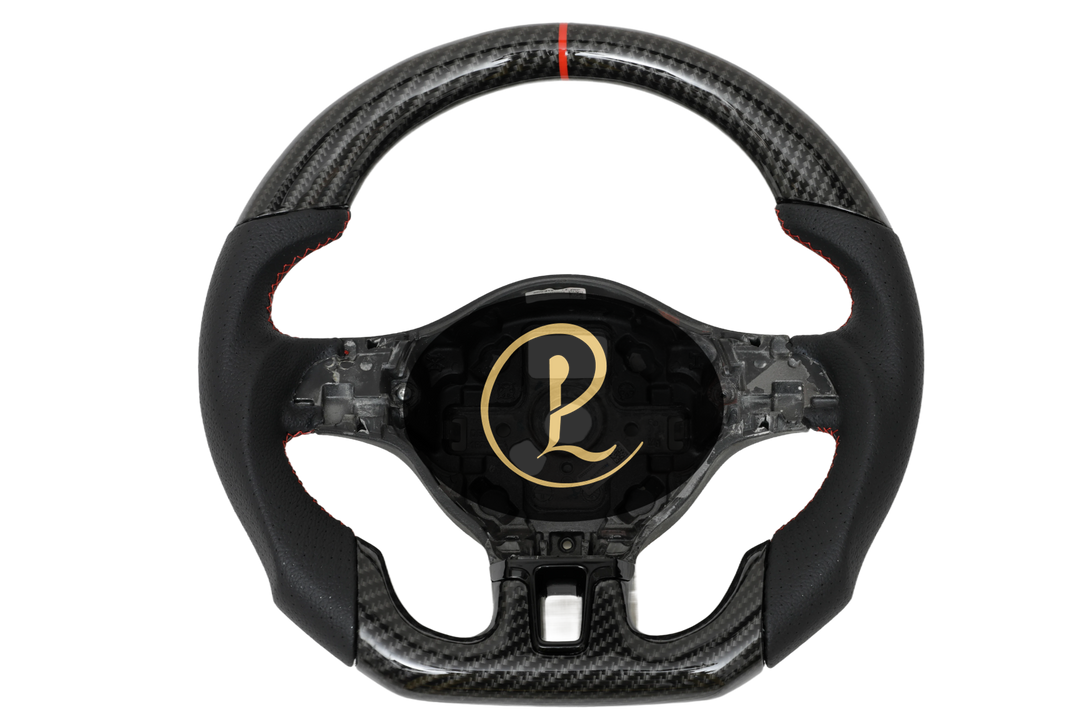 Luxera Carbon Fiber Hydrodipped Leather Steering Wheel - Luxera
