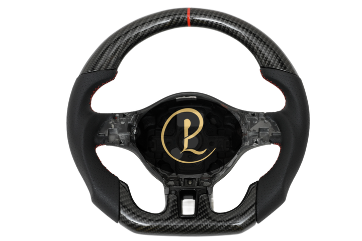 Luxera Carbon Fiber Hydrodipped Leather Steering Wheel - Luxera