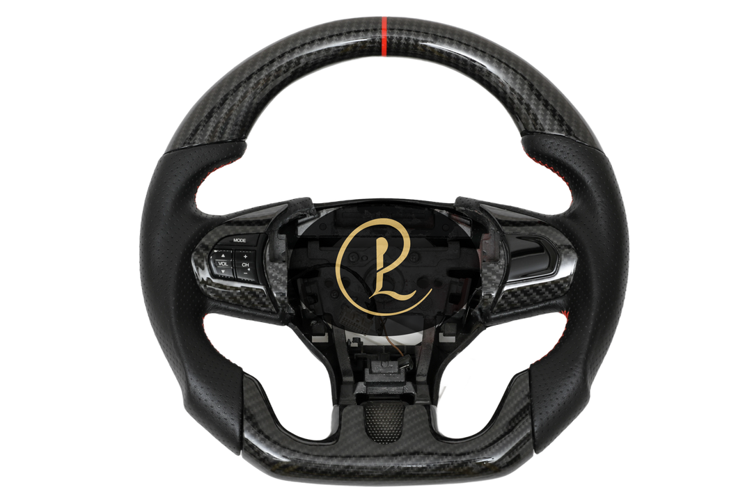 Luxera Carbon Fiber Hydrodipped Leather Steering Wheel - Luxera
