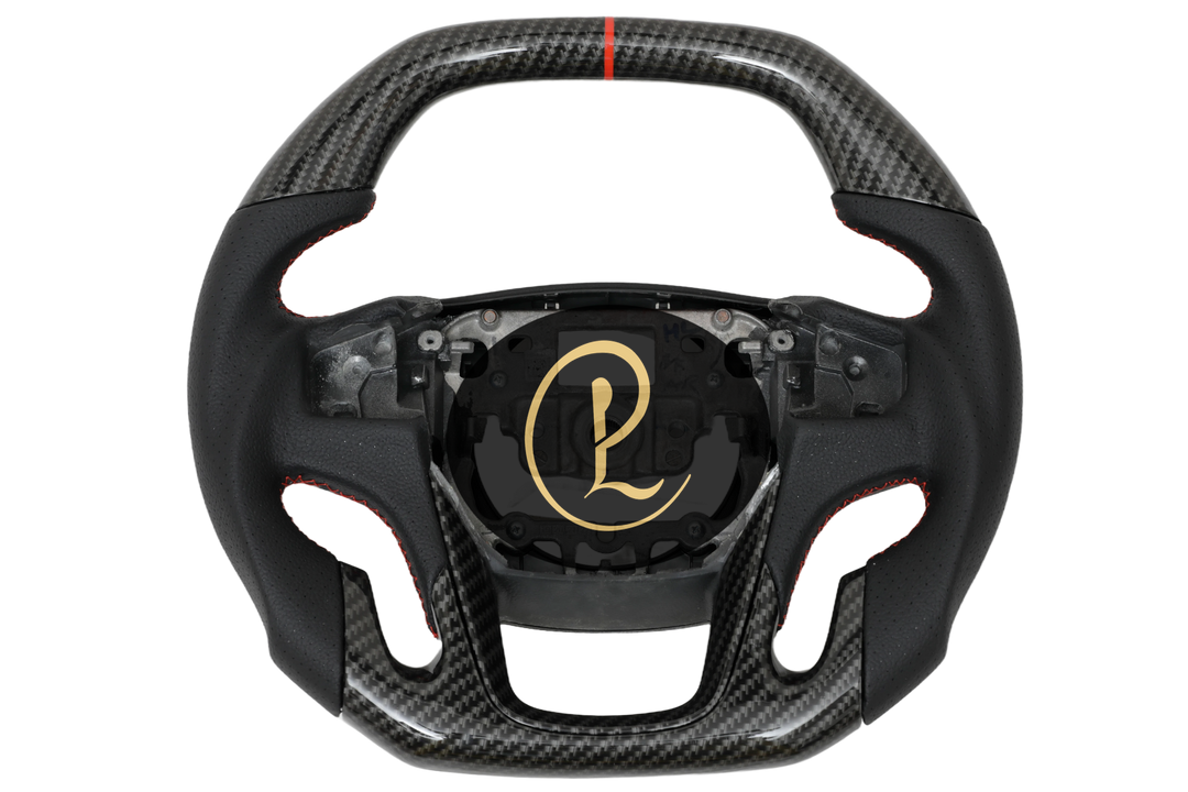 Luxera Carbon Fiber Hydrodipped Leather Steering Wheel - Luxera