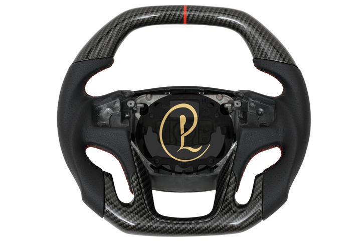 Luxera Carbon Fiber Hydrodipped Leather Steering Wheel - Luxera