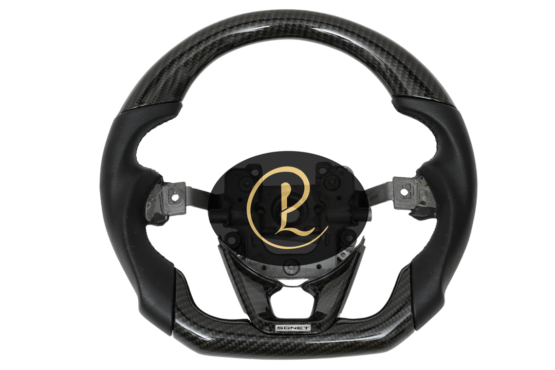 Luxera Carbon Fiber Hydrodipped Leather Steering Wheel - Luxera