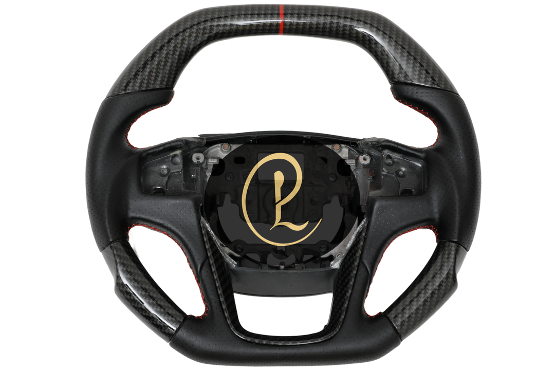 Luxera Carbon Fiber Hydrodipped Leather Steering Wheel - Luxera