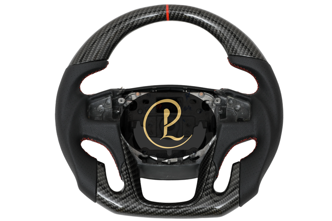 Luxera Carbon Fiber Hydrodipped Leather Steering Wheel - Luxera