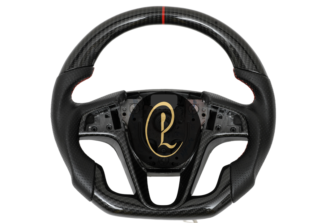 Luxera Carbon Fiber Hydrodipped Leather Steering Wheel - Luxera