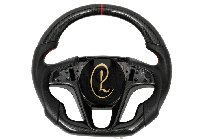 Luxera Carbon Fiber Hydrodipped Leather Steering Wheel - Luxera