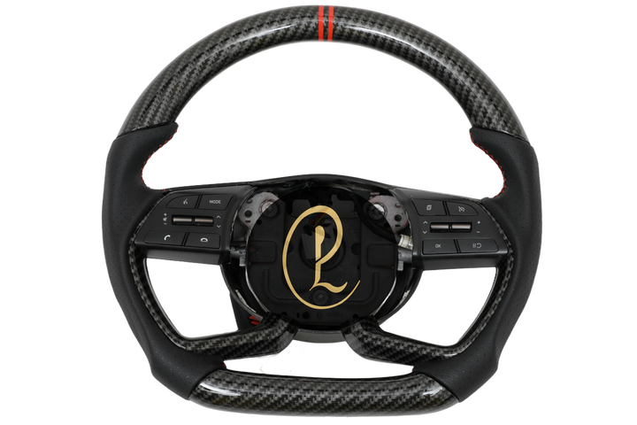 Luxera Carbon Fiber Hydrodipped Leather Steering Wheel - Luxera