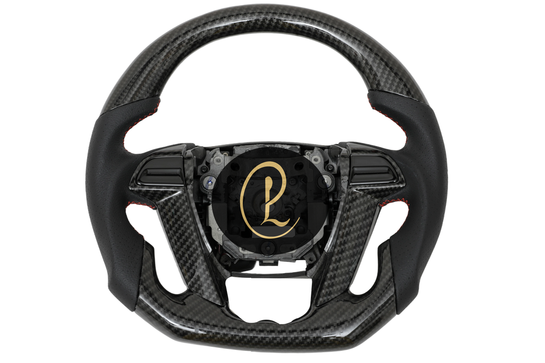 Luxera Carbon Fiber Hydrodipped Leather Steering Wheel - Luxera