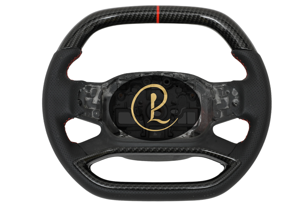 Luxera Carbon Fiber Hydrodipped Leather Steering Wheel - Luxera