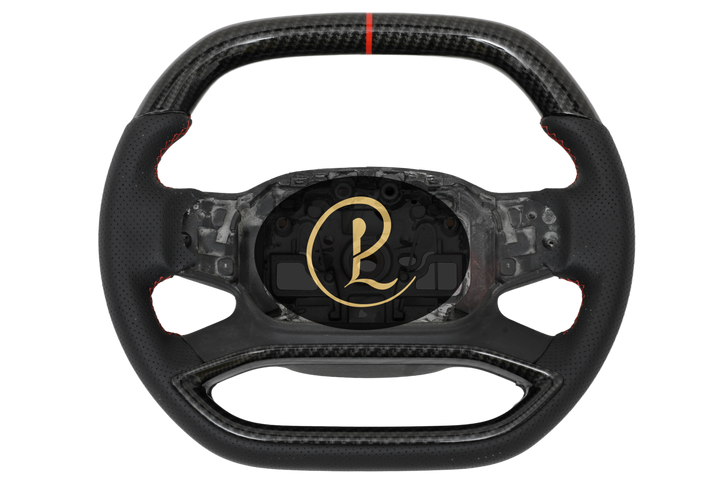 Luxera Carbon Fiber Hydrodipped Leather Steering Wheel - Luxera