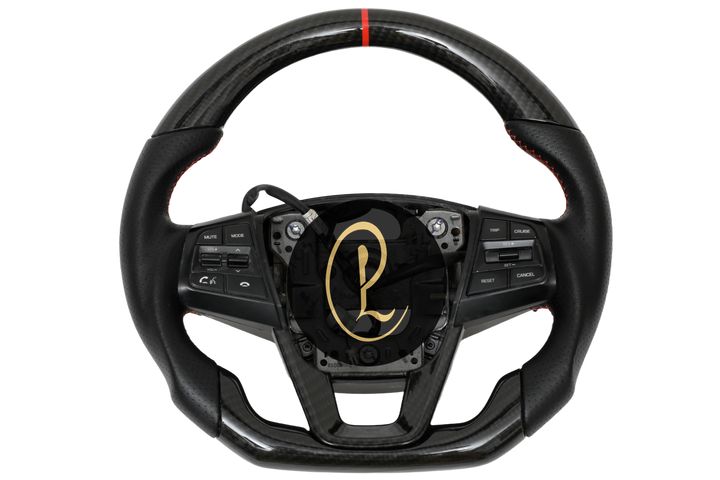 Luxera Carbon Fiber Hydrodipped Leather Steering Wheel - Luxera