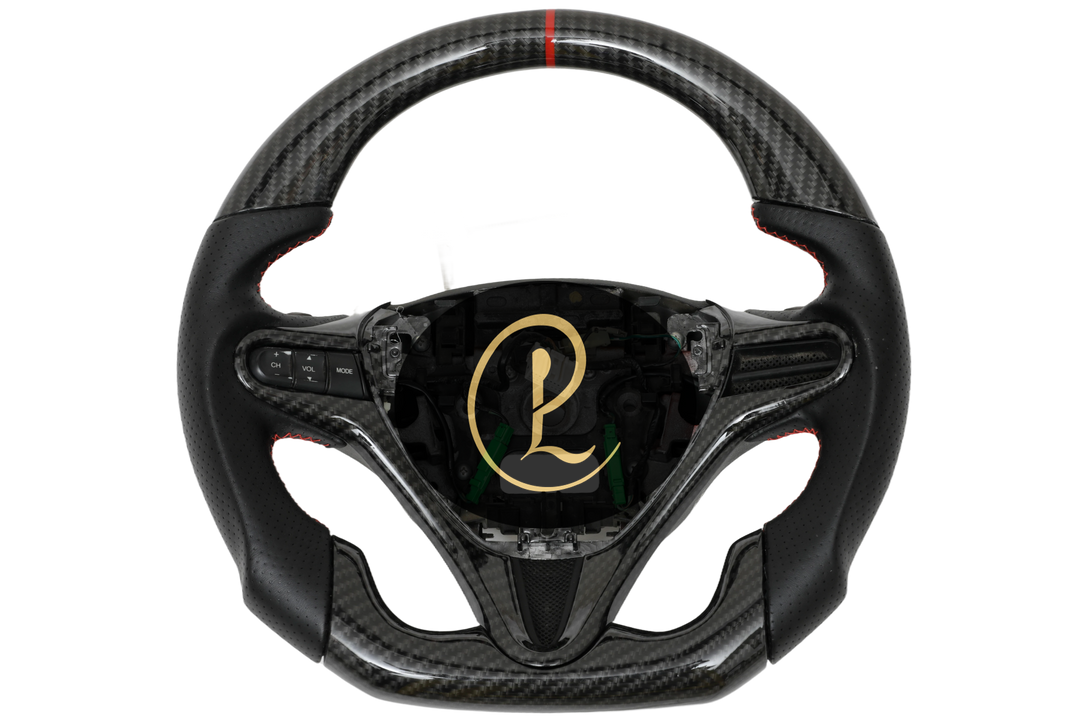 Luxera Carbon Fiber Hydrodipped Leather Steering Wheel - Luxera