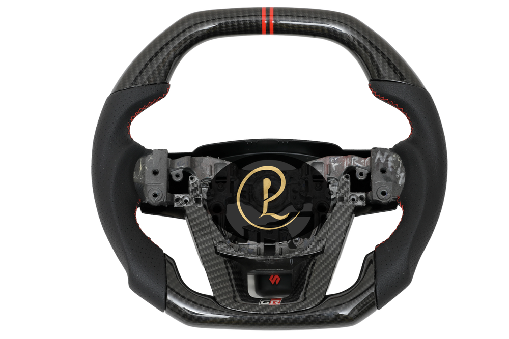 Luxera Carbon Fiber Hydrodipped Leather Steering Wheel - Luxera