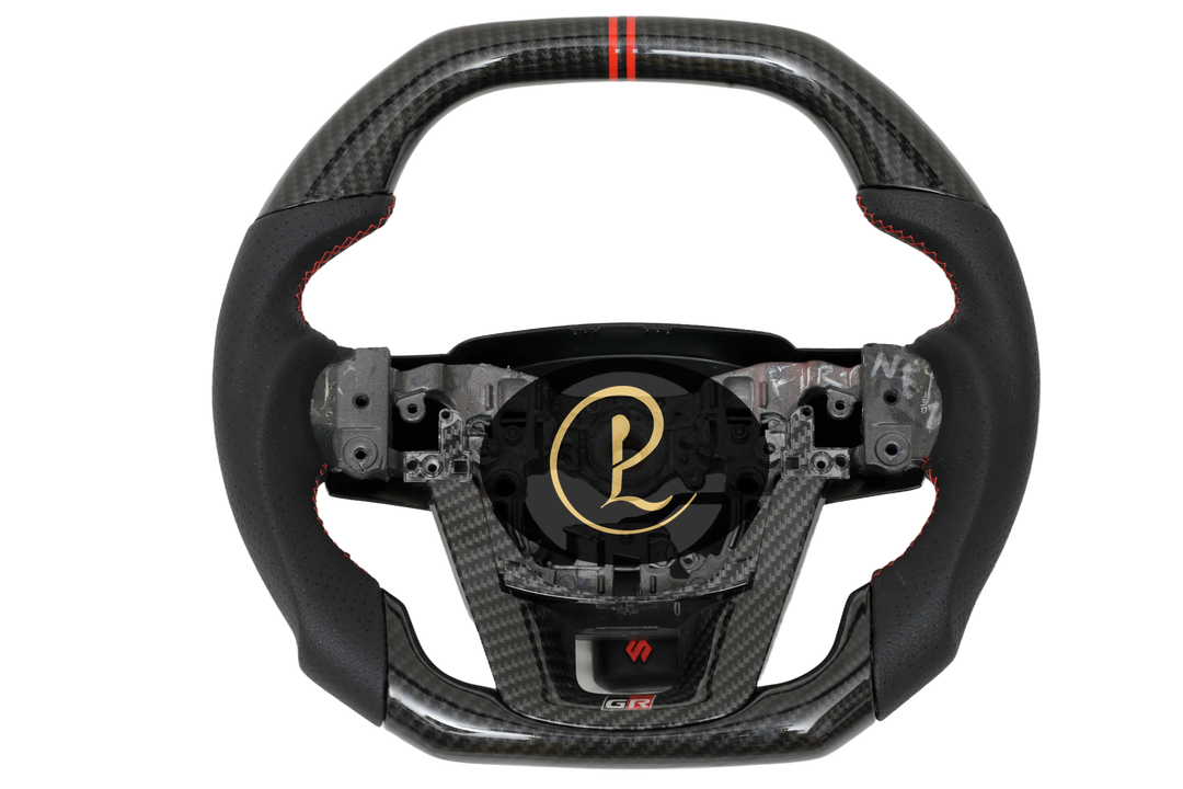 Luxera Carbon Fiber Hydrodipped Leather Steering Wheel - Luxera