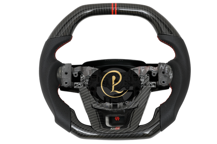 Luxera Carbon Fiber Hydrodipped Leather Steering Wheel - Luxera