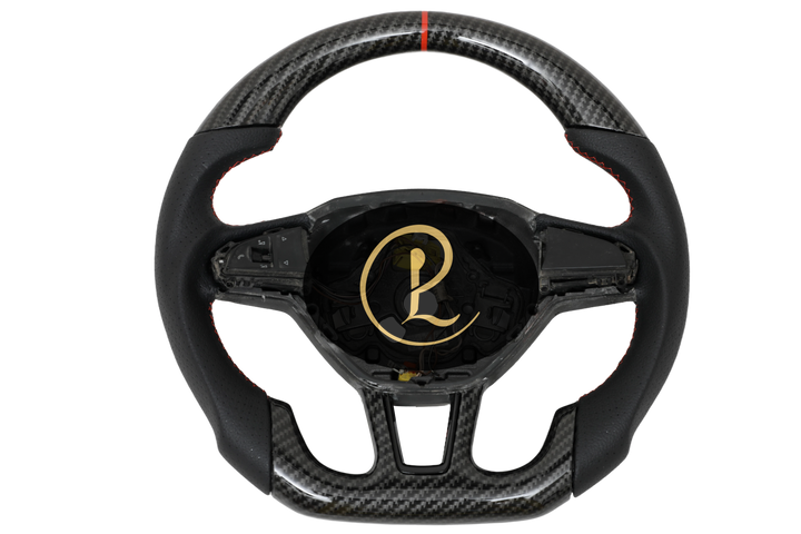 Luxera Carbon Fiber Hydrodipped Leather Steering Wheel - Luxera