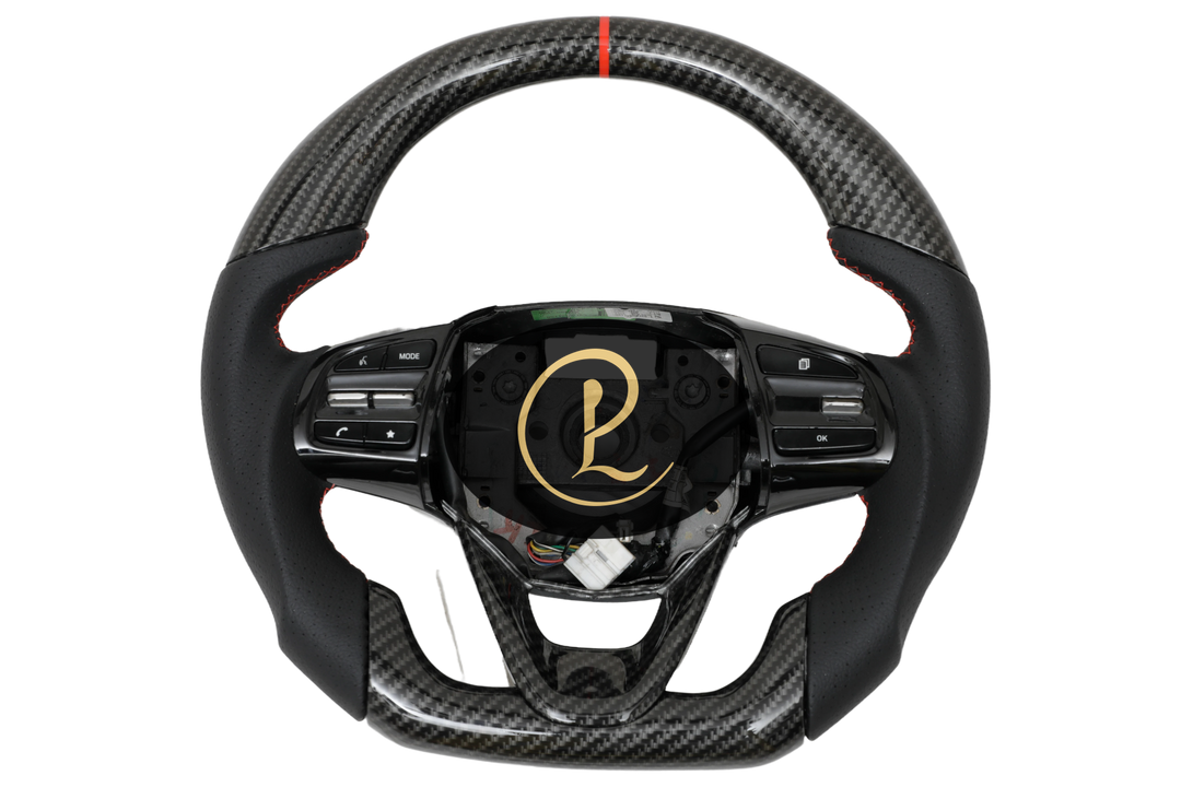 Luxera Carbon Fiber Hydrodipped Leather Steering Wheel - Luxera