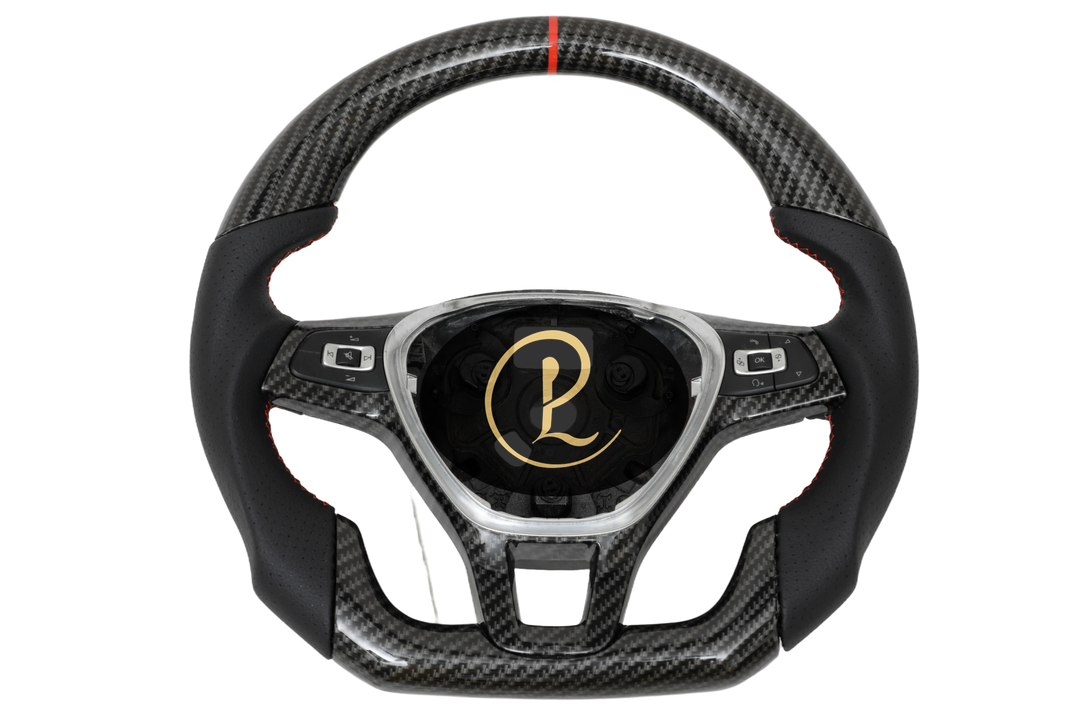 Luxera Carbon Fiber Hydrodipped Leather Steering Wheel - Luxera