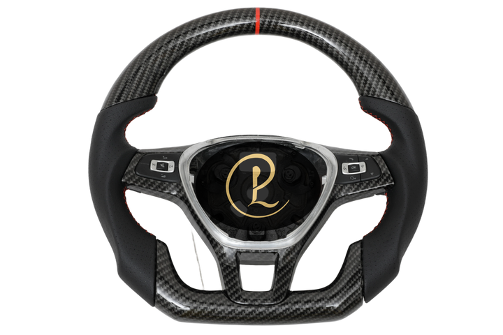 Luxera Carbon Fiber Hydrodipped Leather Steering Wheel - Luxera