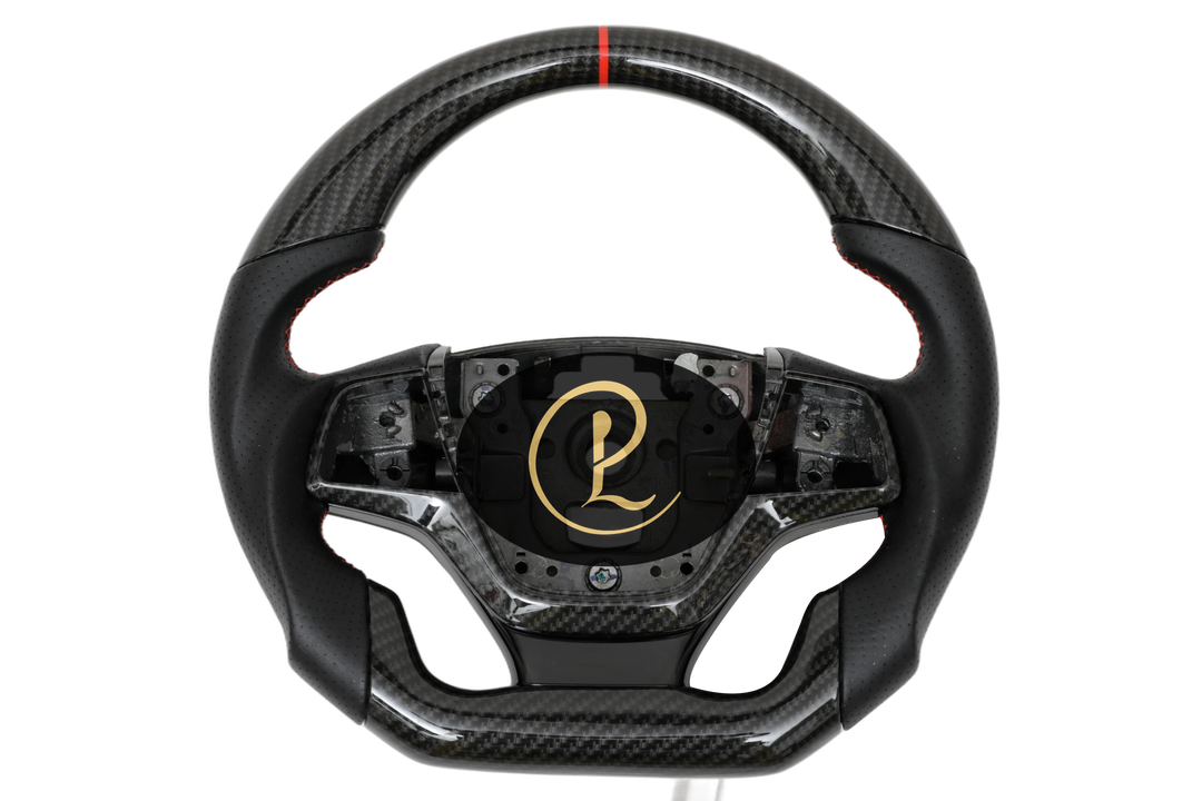 Luxera Carbon Fiber Hydrodipped Leather Steering Wheel - Luxera