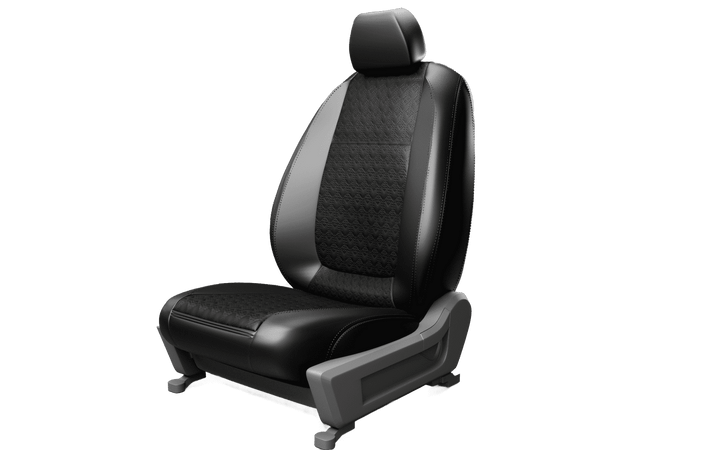 Luxera Regal Series Car Seat Covers - Full Black - Luxera