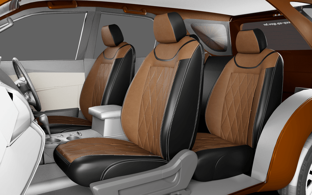 Luxera Imperium Non-Sweat Series Car Seat Covers - Brown - Luxera