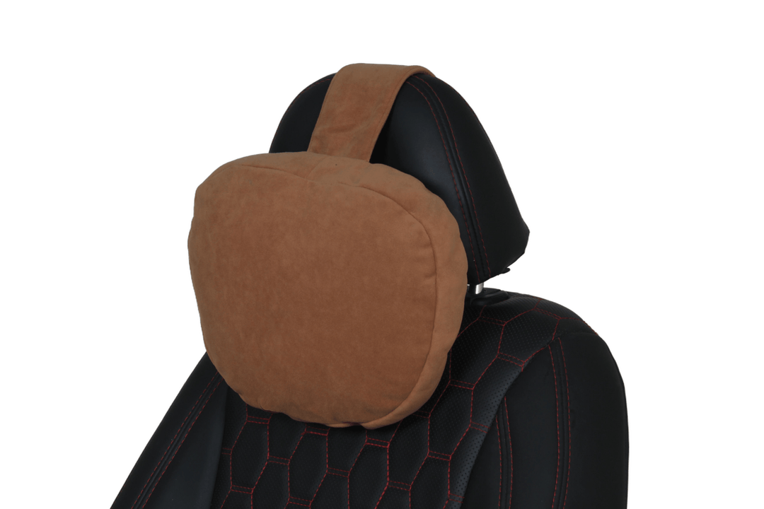 Luxera Maybach Style Headrest Pillow - Dark Tan - Luxera