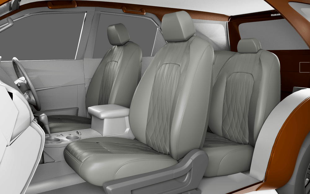 Luxera Prestige Series Car Seat Covers - Full Dark Biege - Luxera