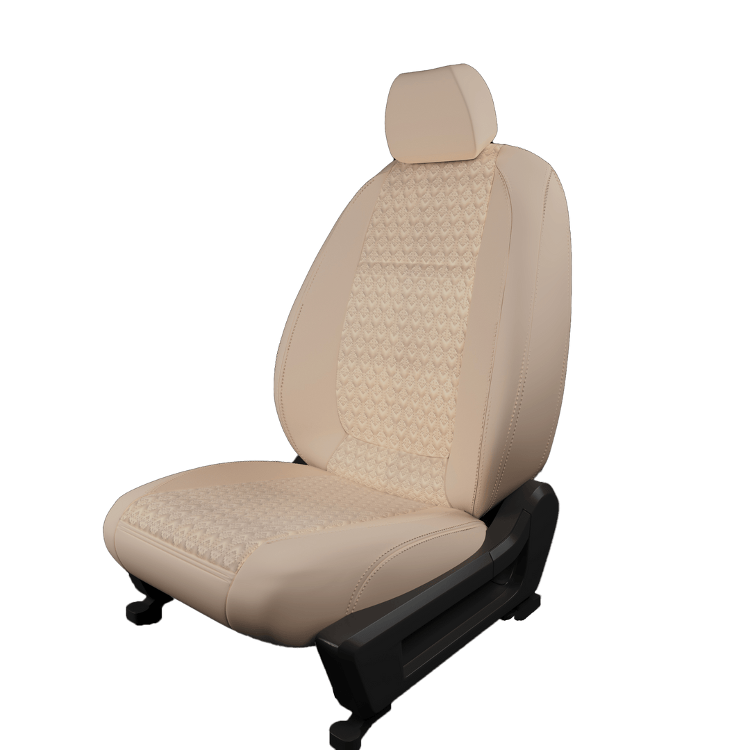 Luxera Regal Series Car Seat Covers - Full Beige - Luxera