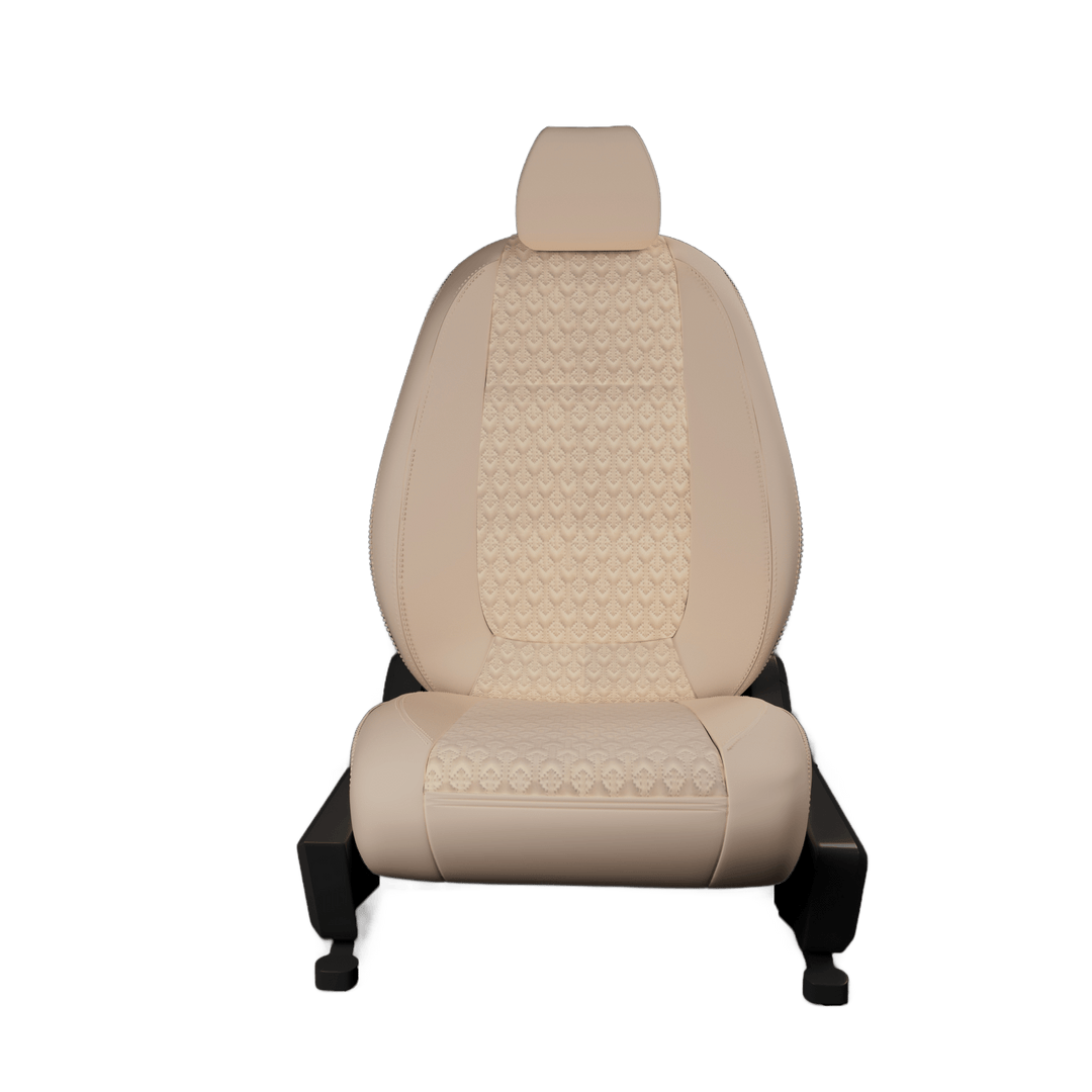 Luxera Regal Series Car Seat Covers - Full Beige - Luxera