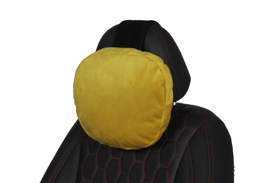 Luxera Maybach Style Headrest Pillow - Glossy Yellow - Luxera