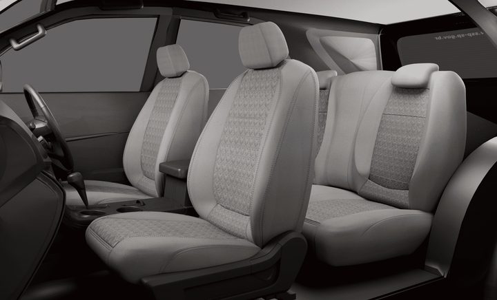 Luxera Regal Series Car Seat Covers - Full Ice Gray - Luxera