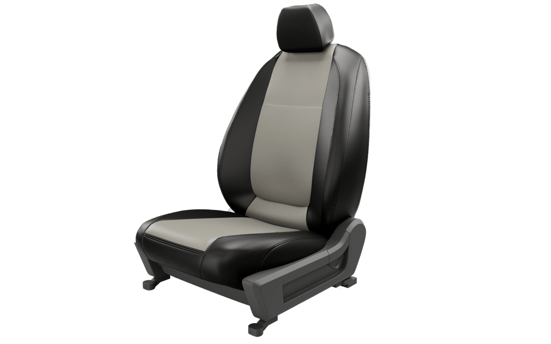 Luxera Comforta Series Car Seat Covers - Beige And Black - Luxera