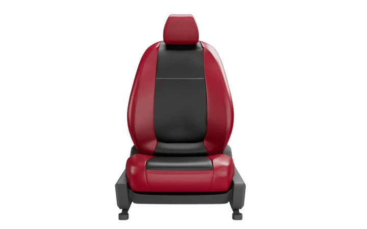 Luxera Comforta Series Car Seat Covers - Black And Red - Luxera