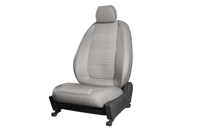Luxera Regal Series Car Seat Covers - Full Ice Gray - Luxera