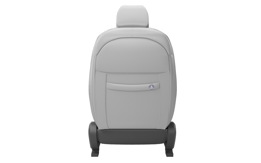 Luxera Comforta Series Car Seat Covers - Black and Ice Gray - Luxera