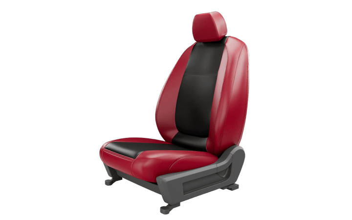Luxera Comforta Series Car Seat Covers - Black And Red - Luxera