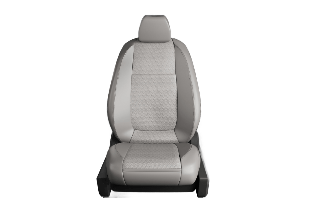 Luxera Regal Series Car Seat Covers - Full Ice Gray - Luxera