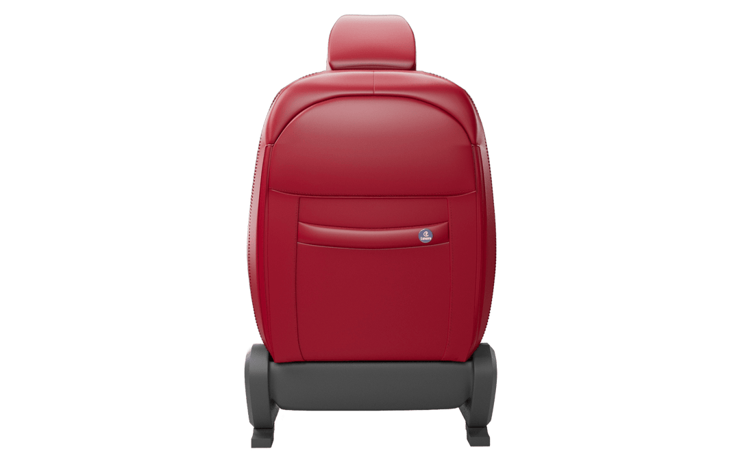 Luxera Comforta Series Car Seat Covers - Black And Red - Luxera