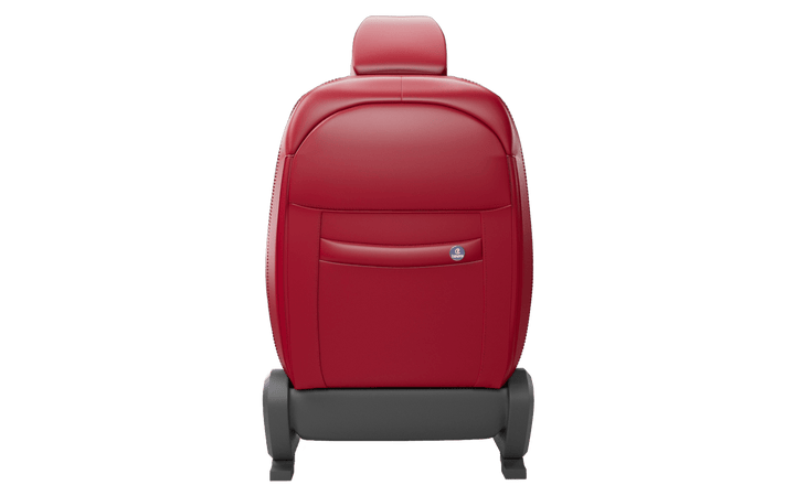 Luxera Comforta Series Car Seat Covers - Black And Red - Luxera