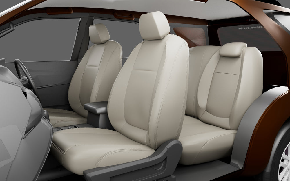 Luxera Comforta Series Car Seat Covers - Full Light Beige - Luxera