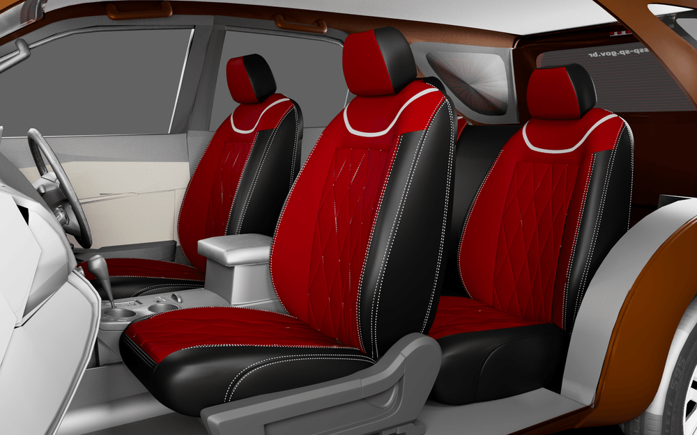 Luxera Imperium Non-Sweat Series Car Seat Covers - Red - Luxera