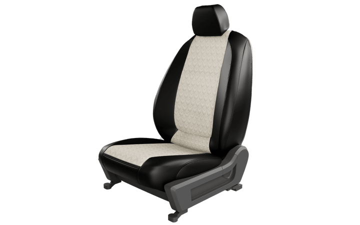 Luxera Regal Series Car Seat Covers - Beige and Black - Luxera